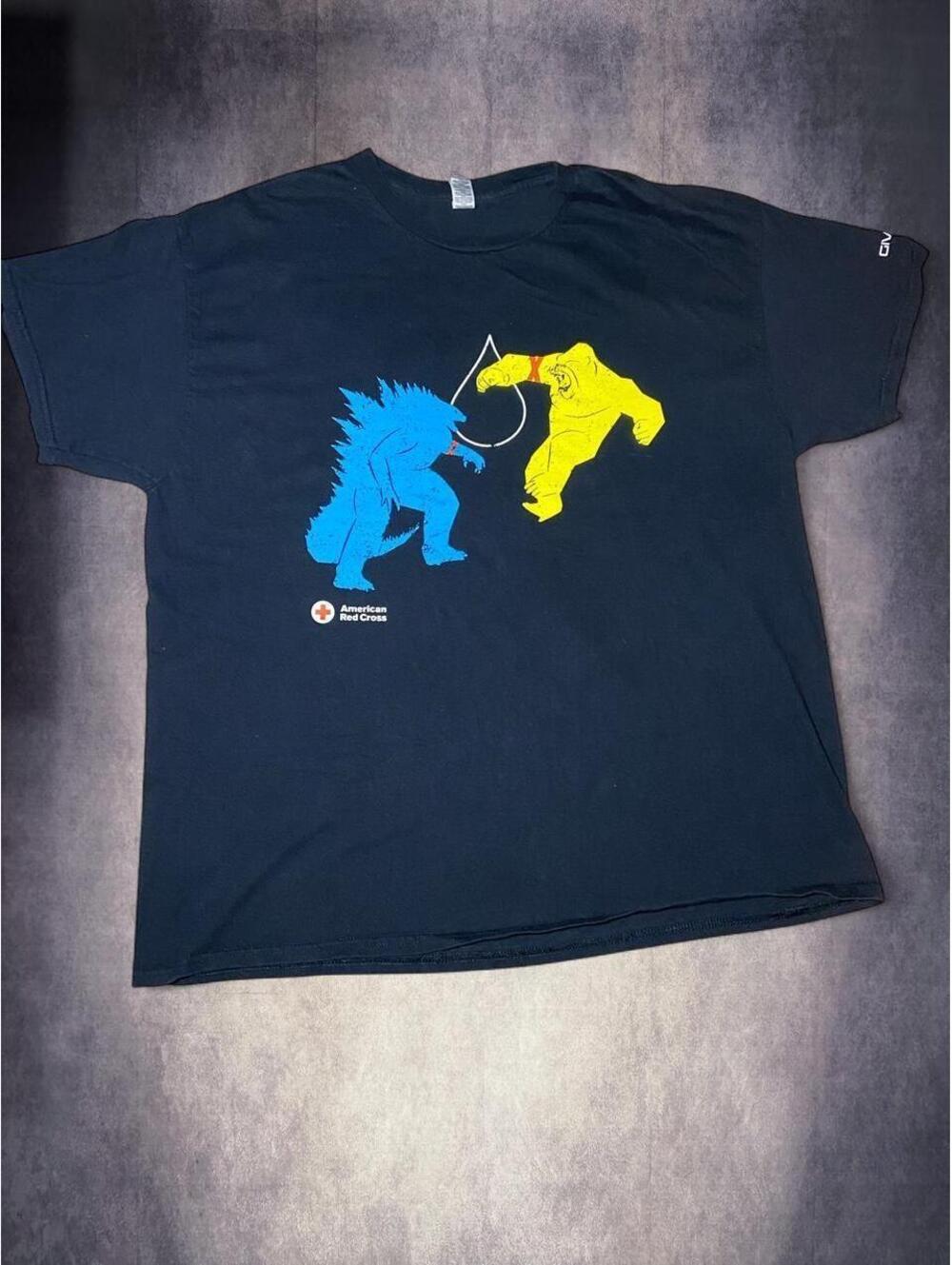 Godzilla x Kong American Red Cross tee